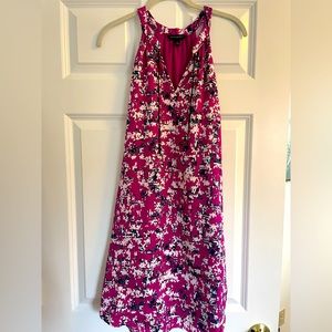 Banana Republic fuchsia floral dress